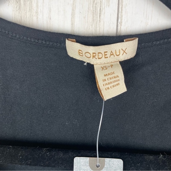 Anthropologie NWT Bordeaux black blouse - Picture 3 of 5